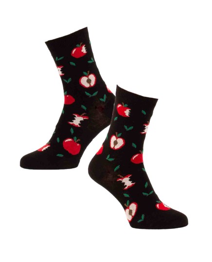 Chaussettes courtes Pommes rouges en paire