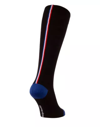 Chaussettes hautes France noir 3-4 arrière