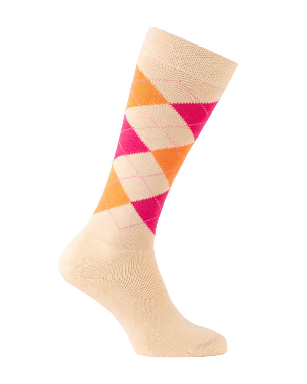 Argyle padded riding socks | KozySocks