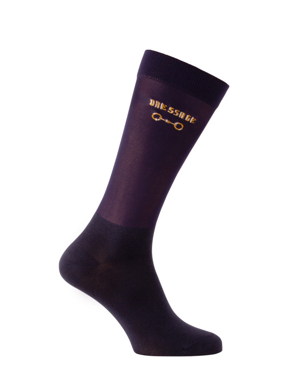 Calze da equitazione Dressage - Dress'More in nylon per stivali stretti