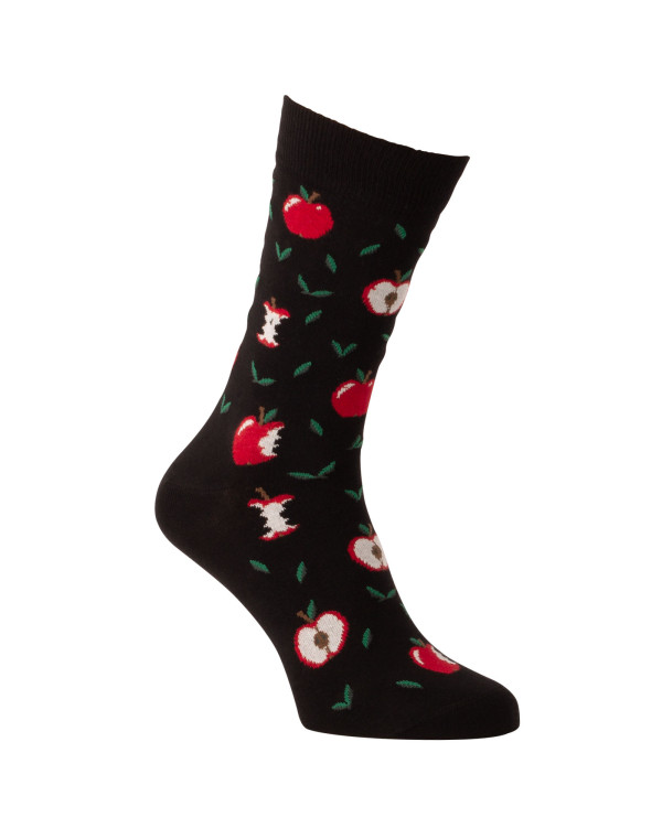Chaussettes courtes Pommes rouges droite T43/46 Chaussettes courtes Pommes rouges droite T43/46