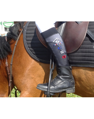 CSOxer nylon riding socks for narrow boots