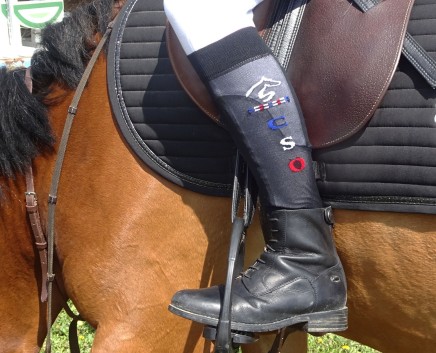 CSOxer nylon riding socks for narrow boots
