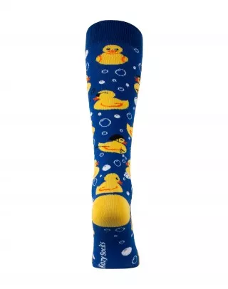 Riding socks with yellow ducks