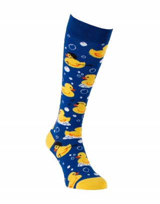 Riding socks with yellow ducks