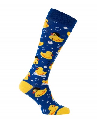 Riding socks with yellow ducks