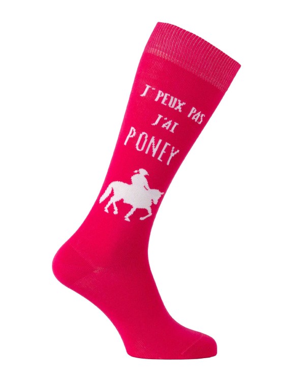 "J'peux pas j'ai poney" riding socks
