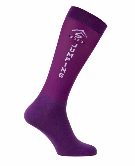 Calze da equitazione in nylon per stivali stretti Jump'Oxer