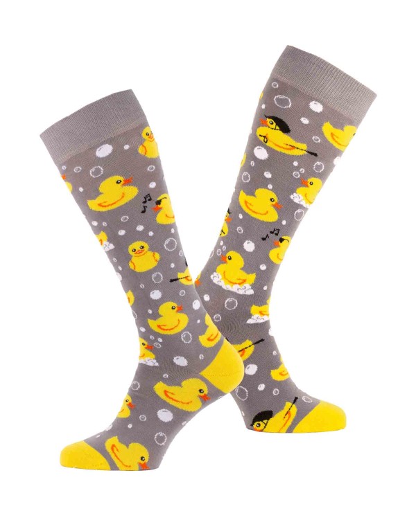 Riding socks with yellow ducks