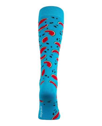 Chaussettes d'équitation pastèques party turquoise foncé arrière