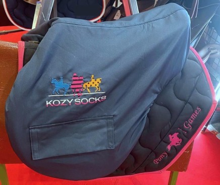 Waterproof horse saddle cover