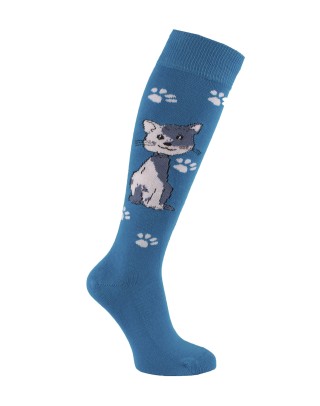 Calze da equitazione con un gatto