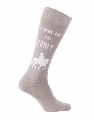 Calze da equitazione "J'peux pas j'ai poney"