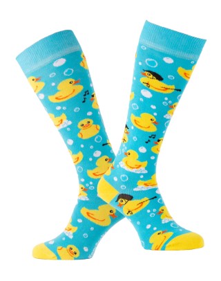 Riding socks with yellow ducks