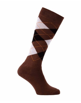Argyle padded riding socks | KozySocks