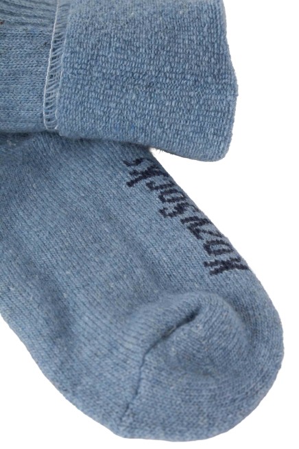 chaussettes hautes épaisses en laine détail bouclette