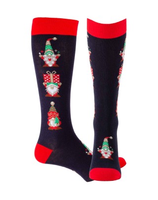 Chaussettes hautes fantaisie Lutins  duo