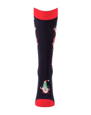 Chaussettes de Noël fantaisie Lutins de face