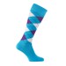 Blanc - turquoise