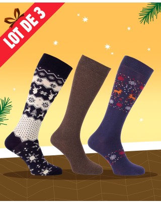 Christmas promotional pack of nordic socks