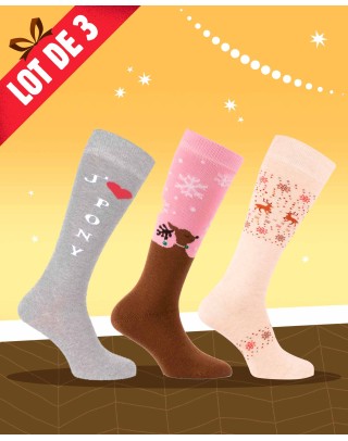 Set di calze natalize per bambini 27/30