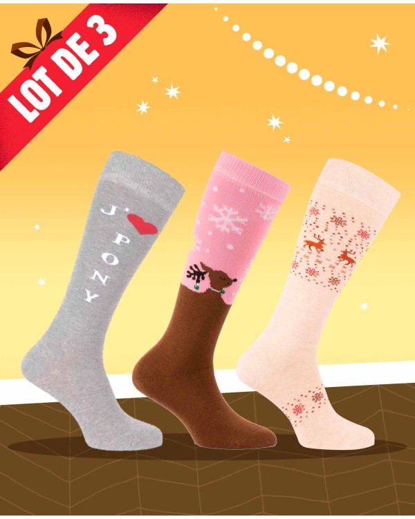 Set di calze natalize per bambini 27/30