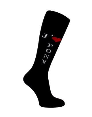 chaussettes hautes enfant j'aime pony