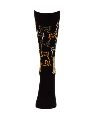 Riding socks with colourful cats