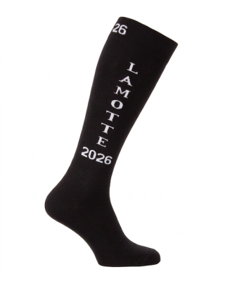 Chaussettes d'équitation Lamotte 2026 noir blanc