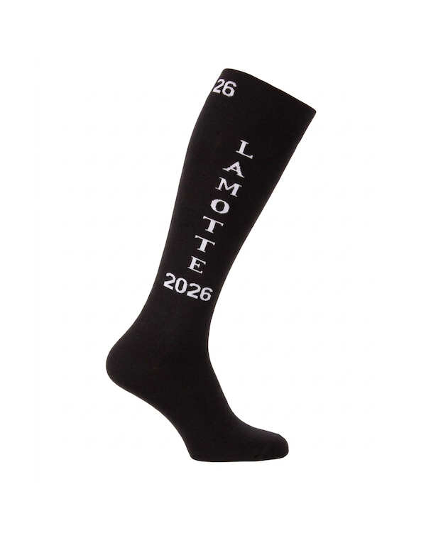 Chaussettes d'équitation Lamotte 2026 noir blanc