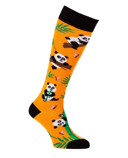 Riding socks with Panda pattern