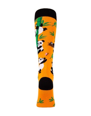 Riding socks with Panda pattern