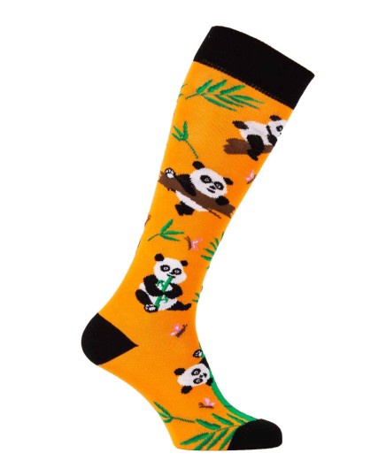 Riding socks with Panda pattern