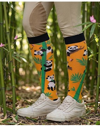 Calze da equitazione con panda