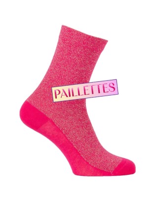 Plain socks with glitter