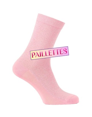Calzini fantasia in cotone glitterato