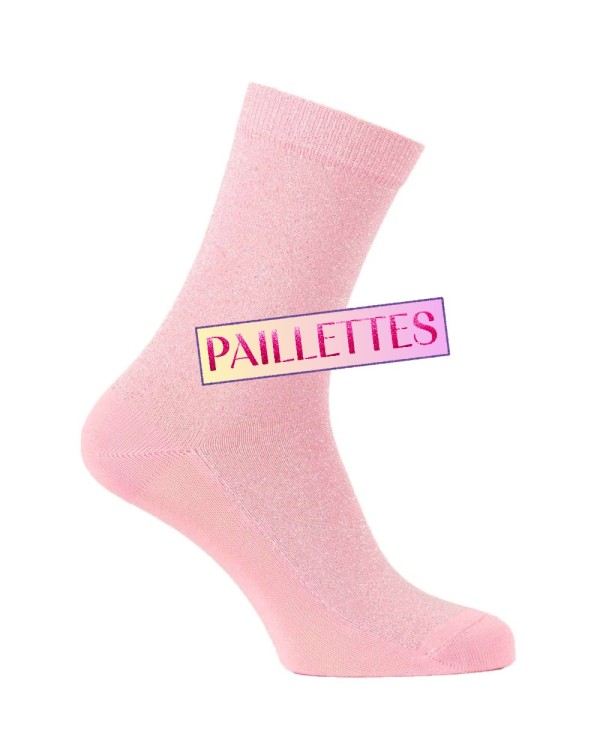 Calzini fantasia in cotone glitterato