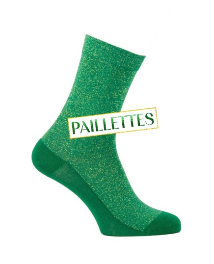 Plain socks with glitter