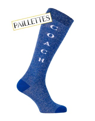 Coach glitter Riding Socks