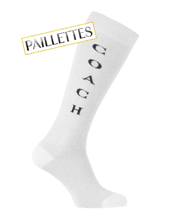 Coach glitter Riding Socks