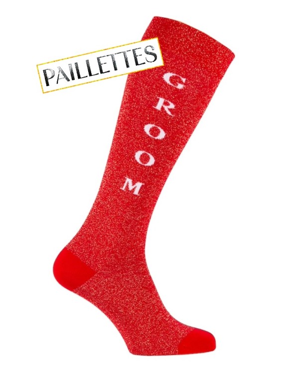 Groom glitter Riding Socks