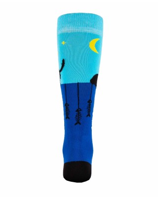 Knee-high socks Midnight cats