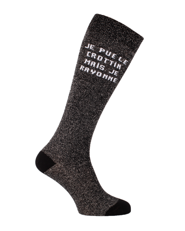 Riders'glitter socks I stink of horse muck