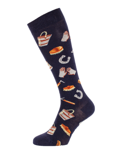 chaussette montante pour groom avec accessoires équestres droite