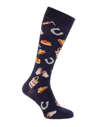 Knee-high socks with accessories for horse grooms