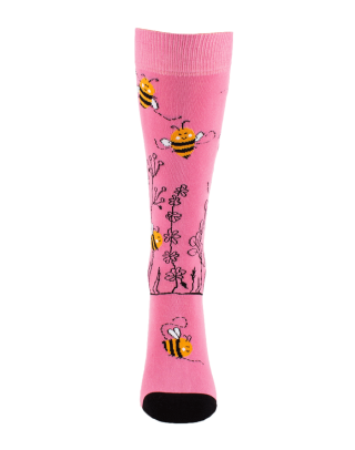 Riding high socks with paddock's bees