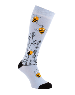 Riding high socks with paddock's bees