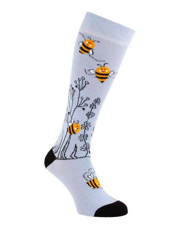 Riding high socks with paddock's bees