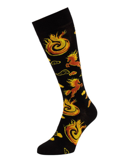 Fire Horse knee-high socks