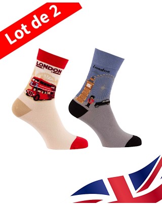 Pack da 2 paia di calzini London 37/40
